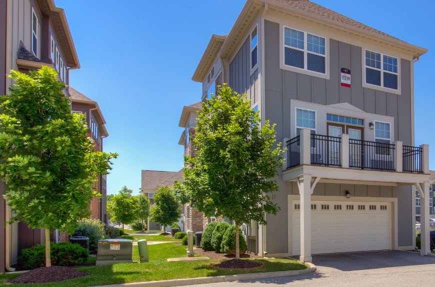 Exterior view of a Westfield apartment.